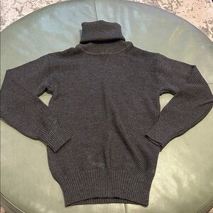 Christian Dior Dark Gray Vintage Turtleneck Sweater